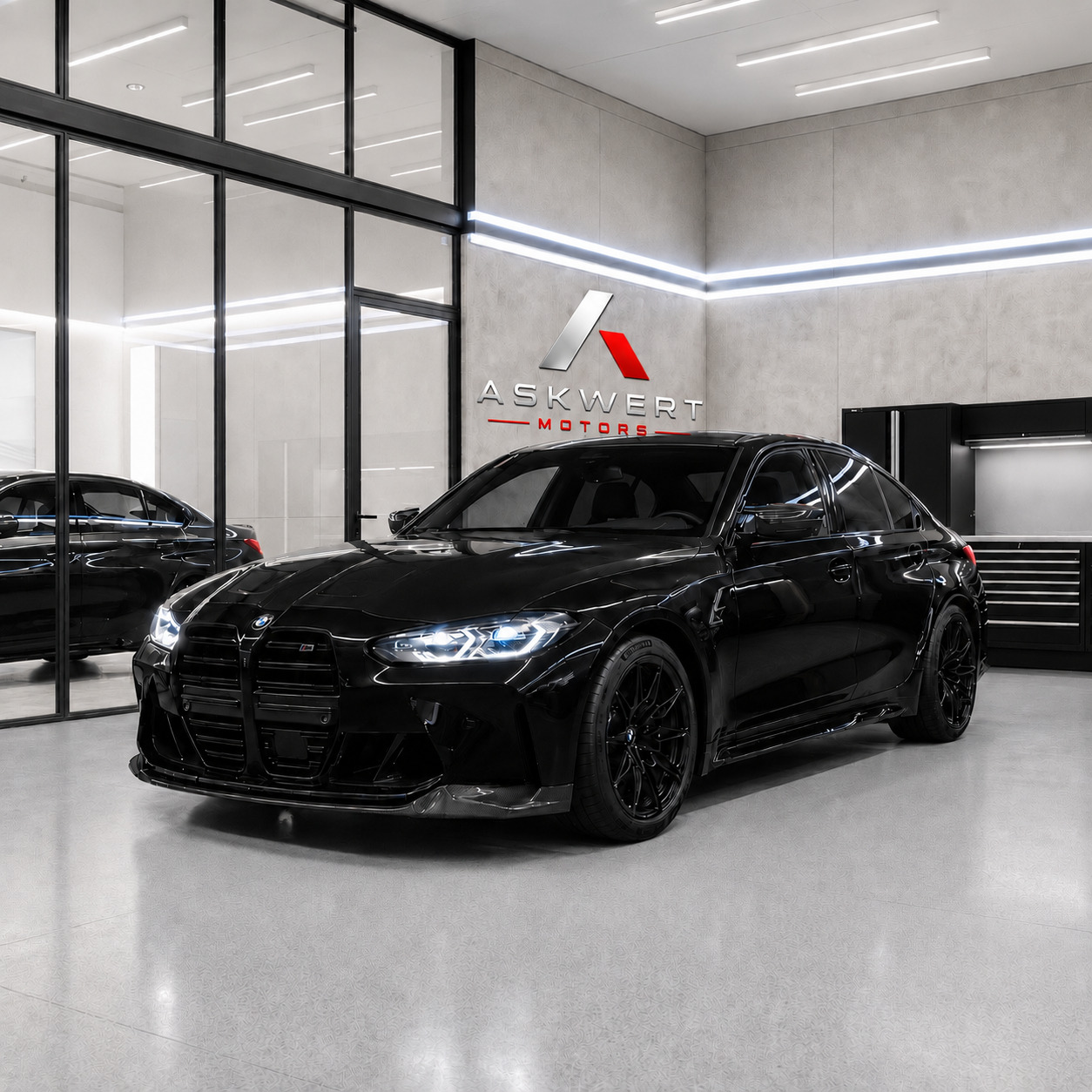BMW dans le showroom Askwert Motors